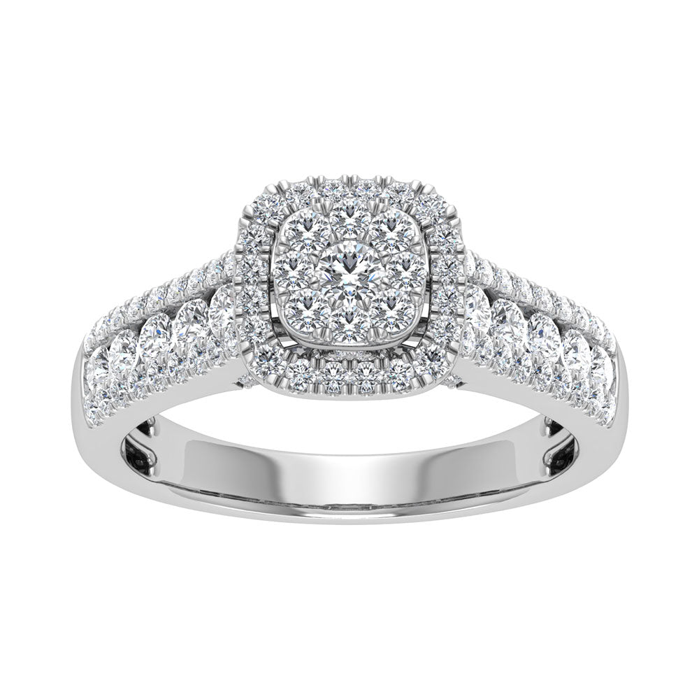 Diamond 7/8 Ct.Tw. Fashion Ring in 14K White Gold