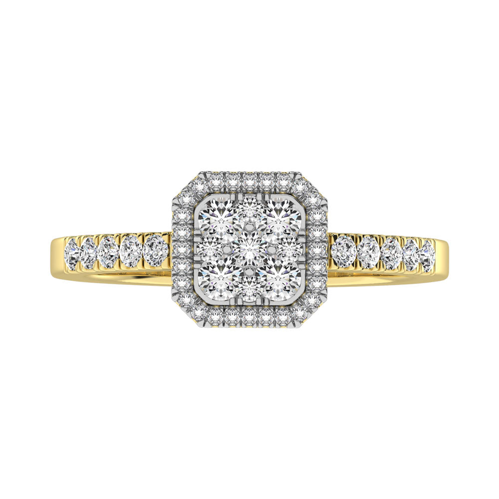 Diamond 1/2 Ct.Tw. Fashion Ring in 14K Yellow Gold