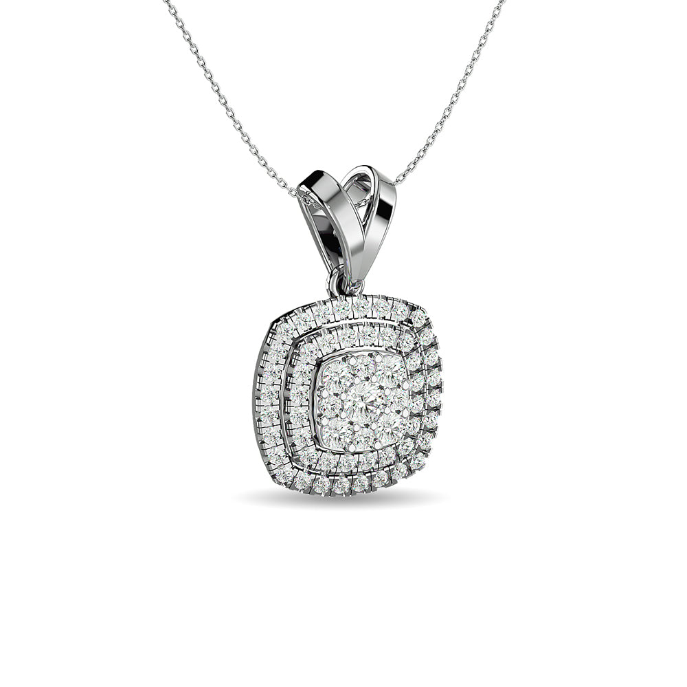 Diamond 1/2 ct tw Fashion Pendant in 14K White Gold