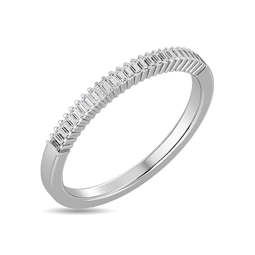 Diamond Anniversary Band 1/6 ct tw in 14K White Gold