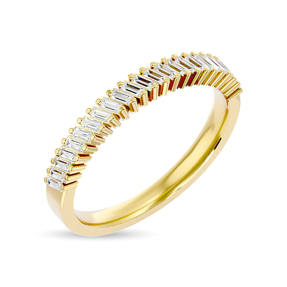 Diamond Ladies Band 1/4 ct tw in 14K Yellow Gold