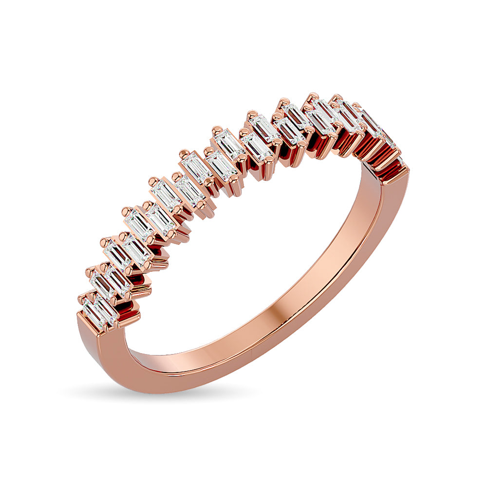 Diamond Ladies Band 1/4 ct tw in 14K Rose Gold