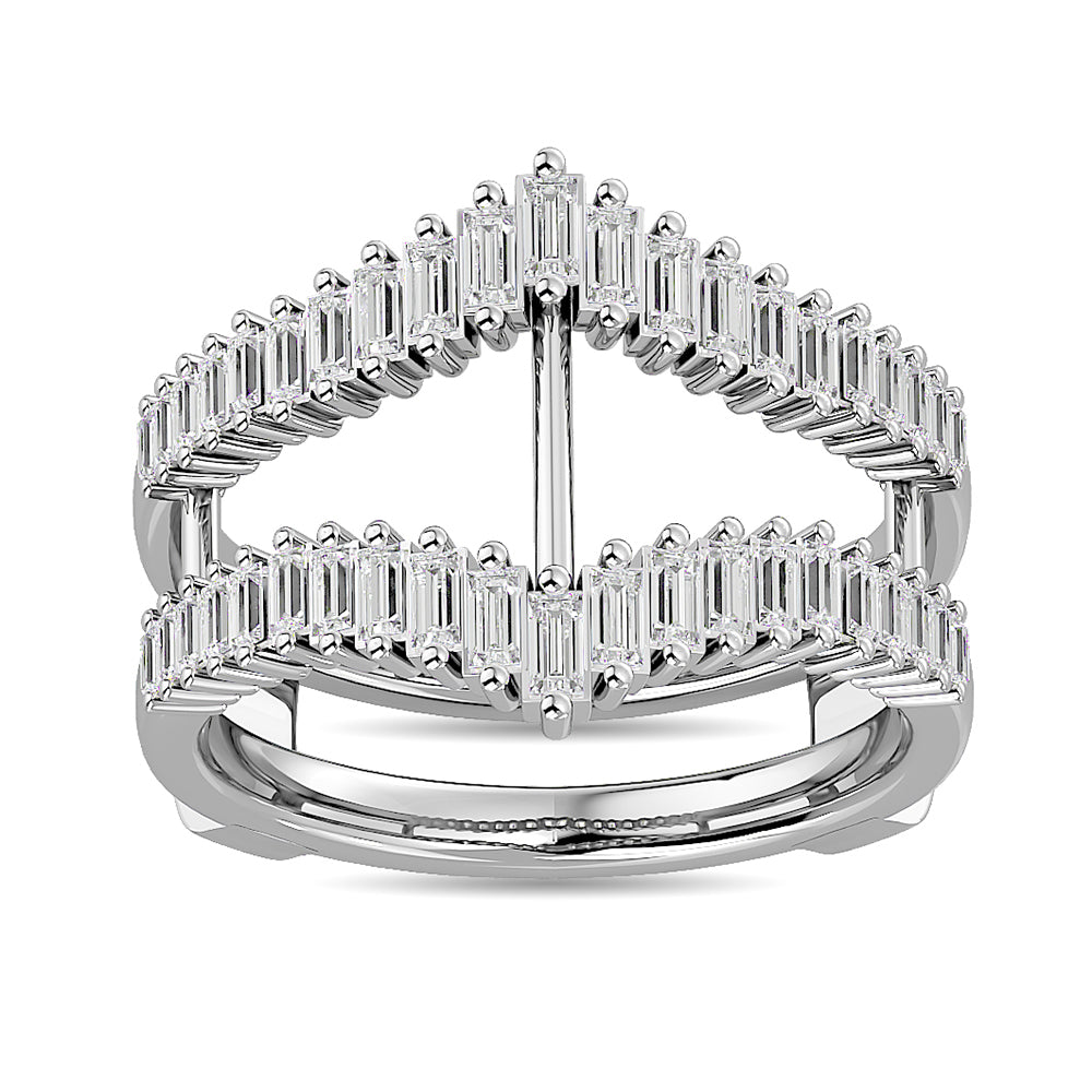 Diamond 5/8 ct tw Guard in 14K White Gold