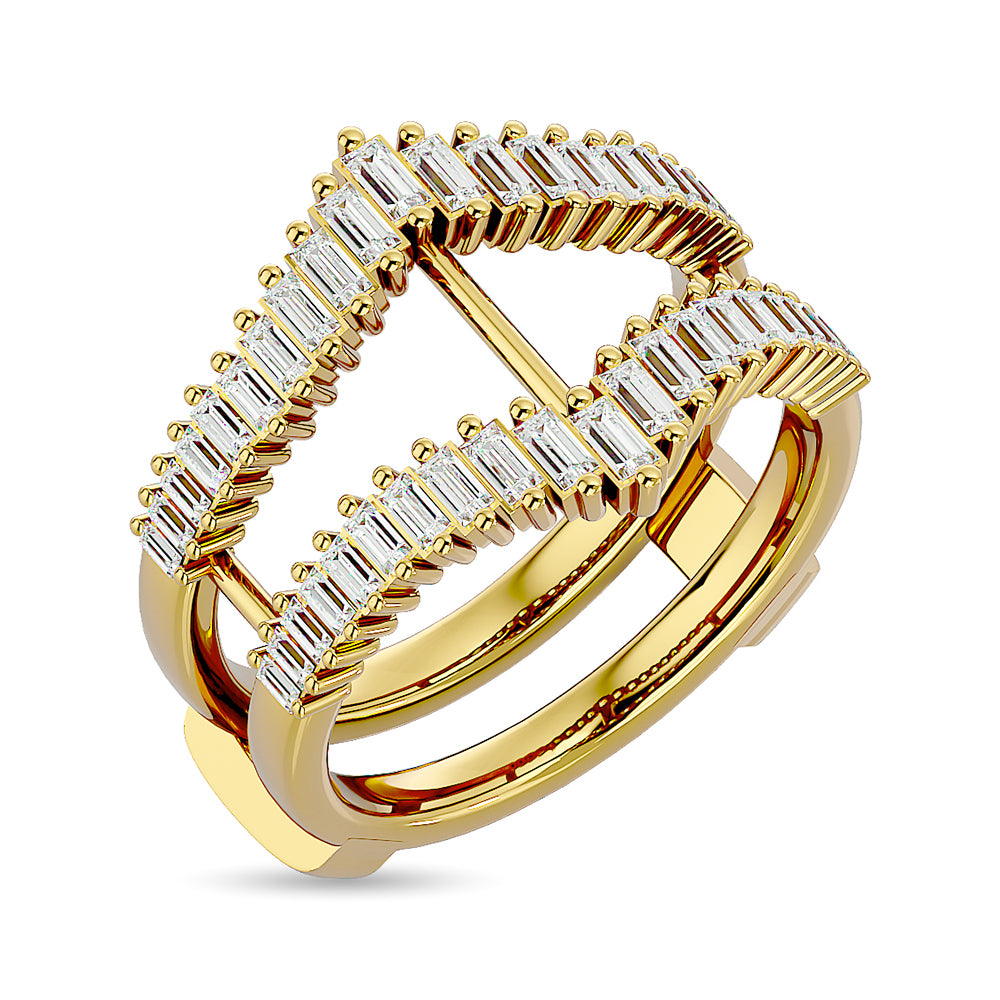 Diamond 5/8 ct tw Guard in 14K Yellow Gold