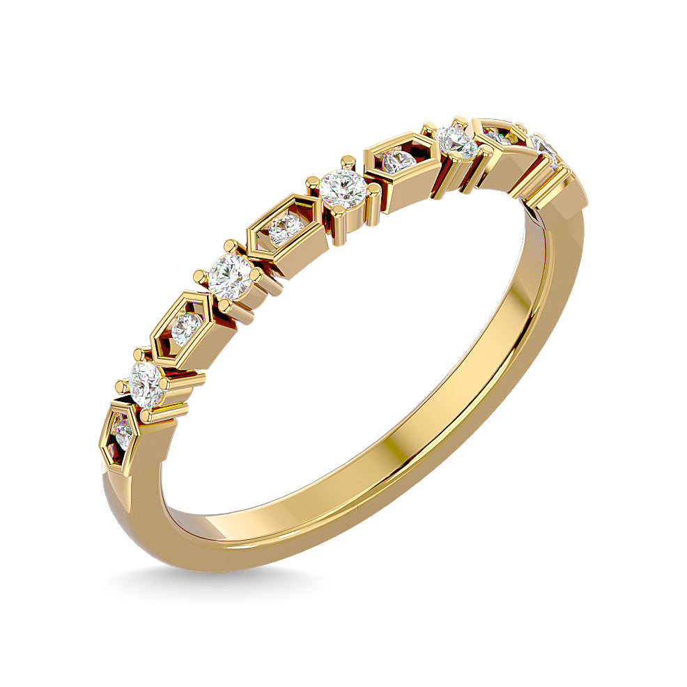 Diamond Stackable Band 1/6 ct tw in 14K Yellow Gold