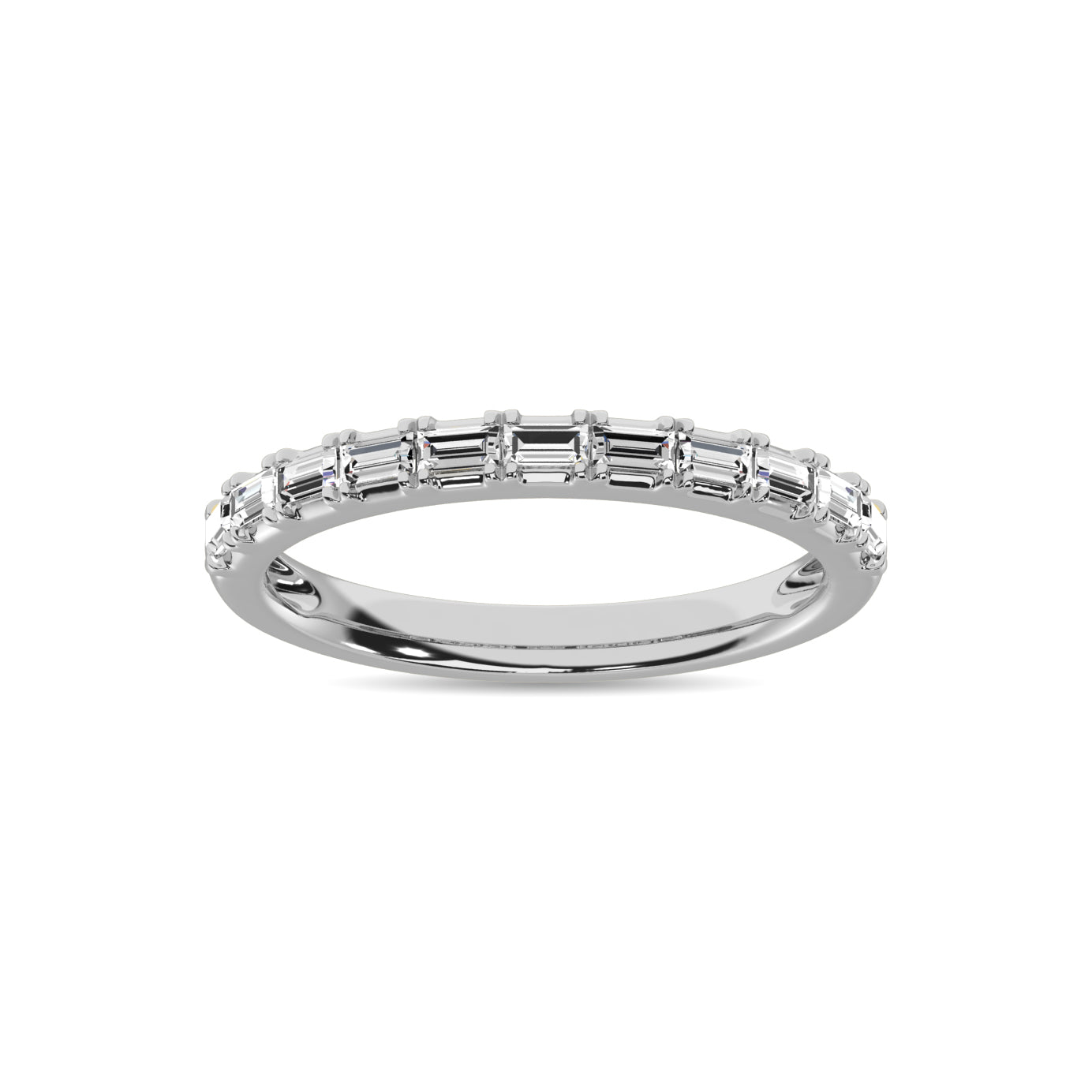 Diamond Anniversary Ring 1/10 ct tw in 14K White Gold