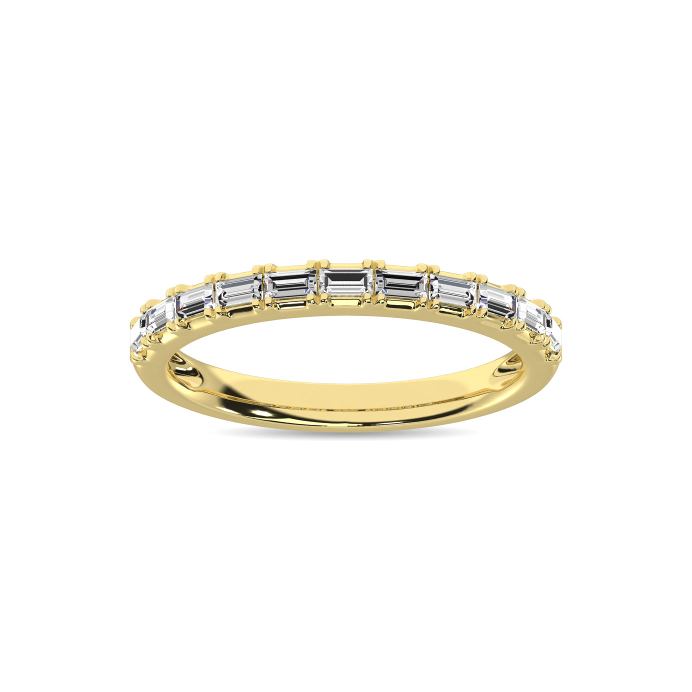 Diamond Anniversary Ring 1/10 ct tw in 14K Yellow Gold