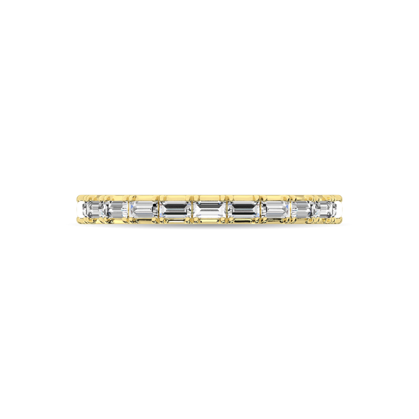 Diamond Anniversary Ring 1/10 ct tw in 14K Yellow Gold