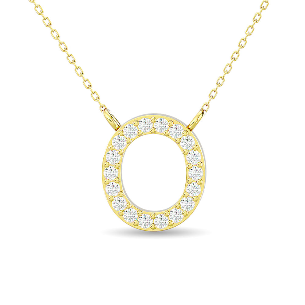 Diamond 1/20 ct tw Fashion Pendant in 10K Yellow Gold