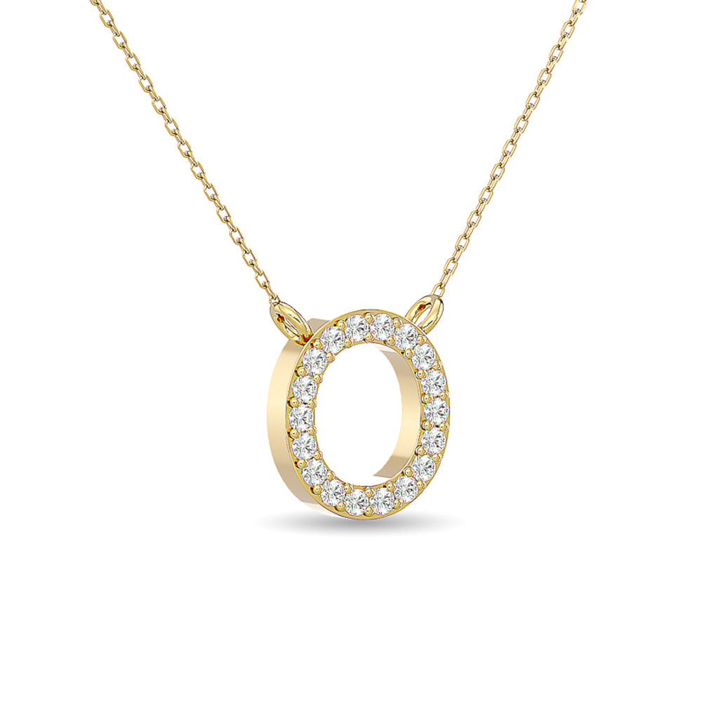 Diamond 1/20 ct tw Fashion Pendant in 10K Yellow Gold