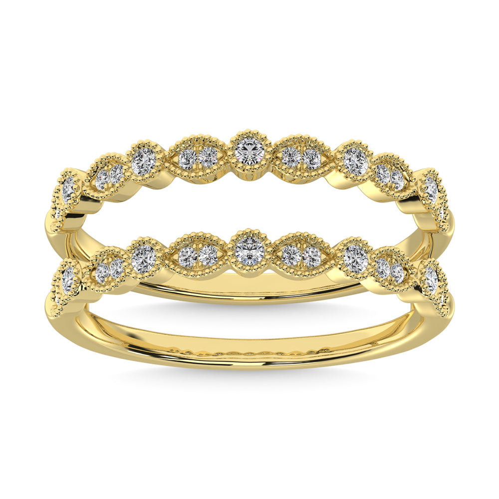 Diamond 1/4 Ct.Tw. Anniversary Ring in 10K Yellow Gold