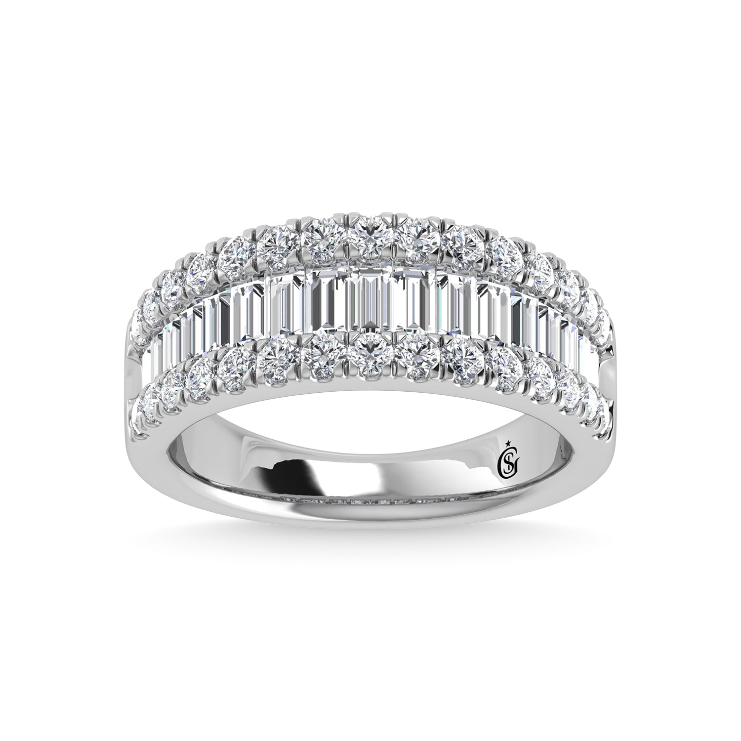 Diamond 1 1/2 Ct.Tw. Fashion Band in 14K White Gold