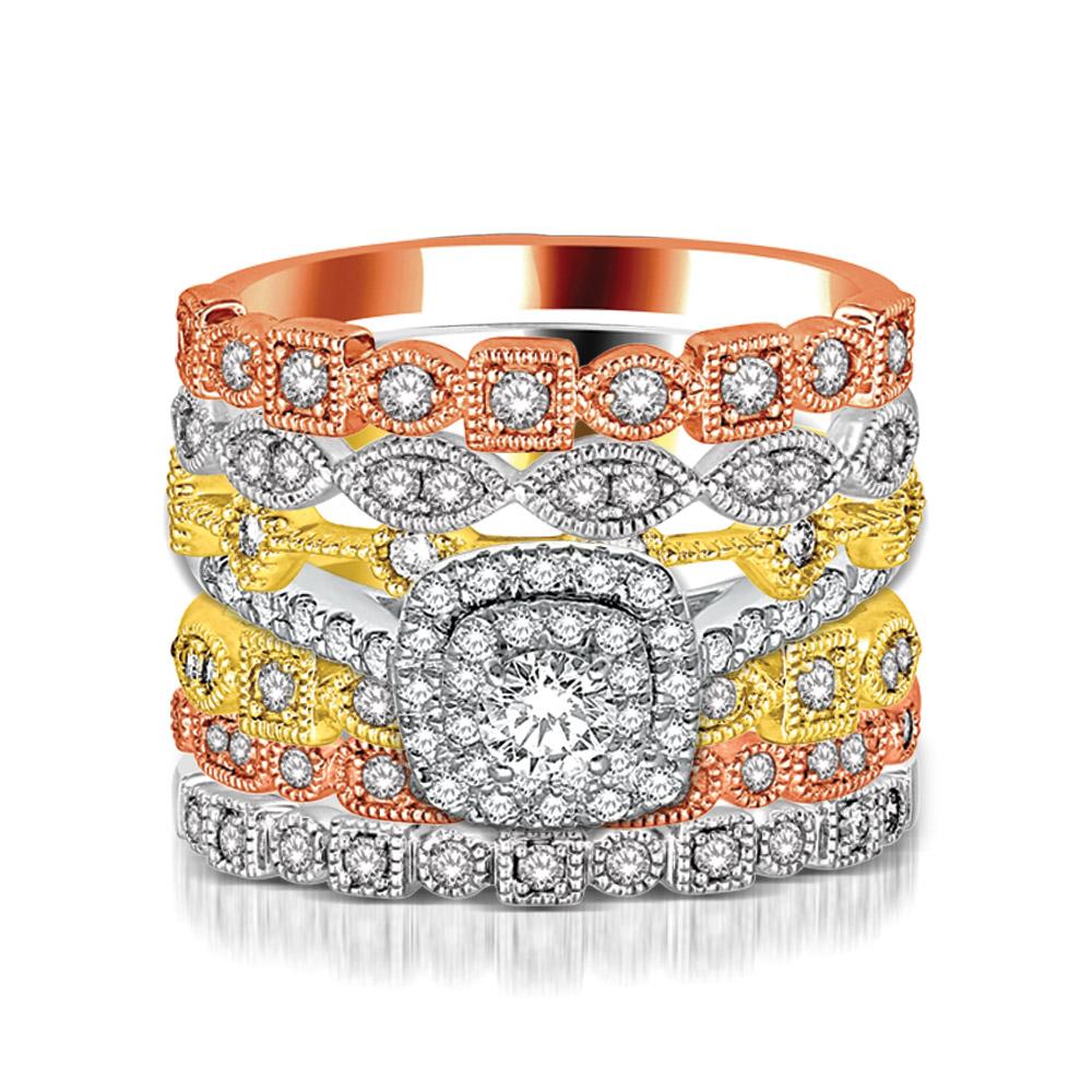 Marquise Frame Diamond 1/6 Ctw Wedding Band